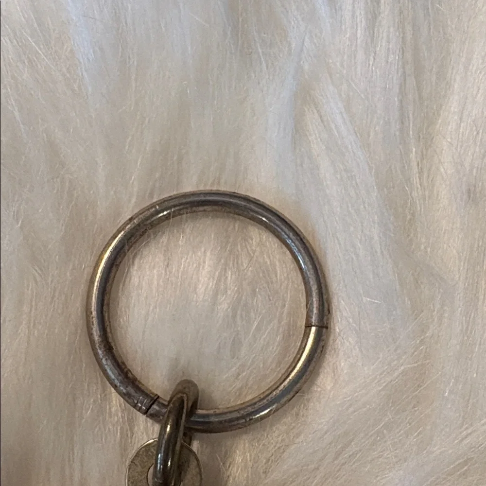 Elephant vintage Keychain with Green Background